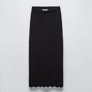NWT Zara Crochet Midi/Maxi Skirt